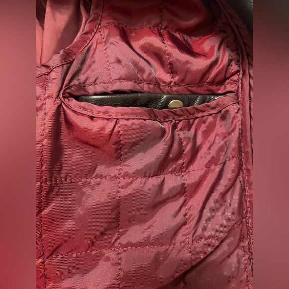 Wilsons Leather Women's Black Jacket Removable Thinsulate Size Medium Vintage - Picture 5 of 6